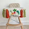 Locally Grown 1st Birthday Banner, Farmers Market High Chair Banner, Farm Fresh First Birthday