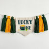 St Patrick's Day Lucky One First Birthday Tassel Banner