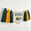 St Patrick's Day Lucky One First Birthday Tassel Banner