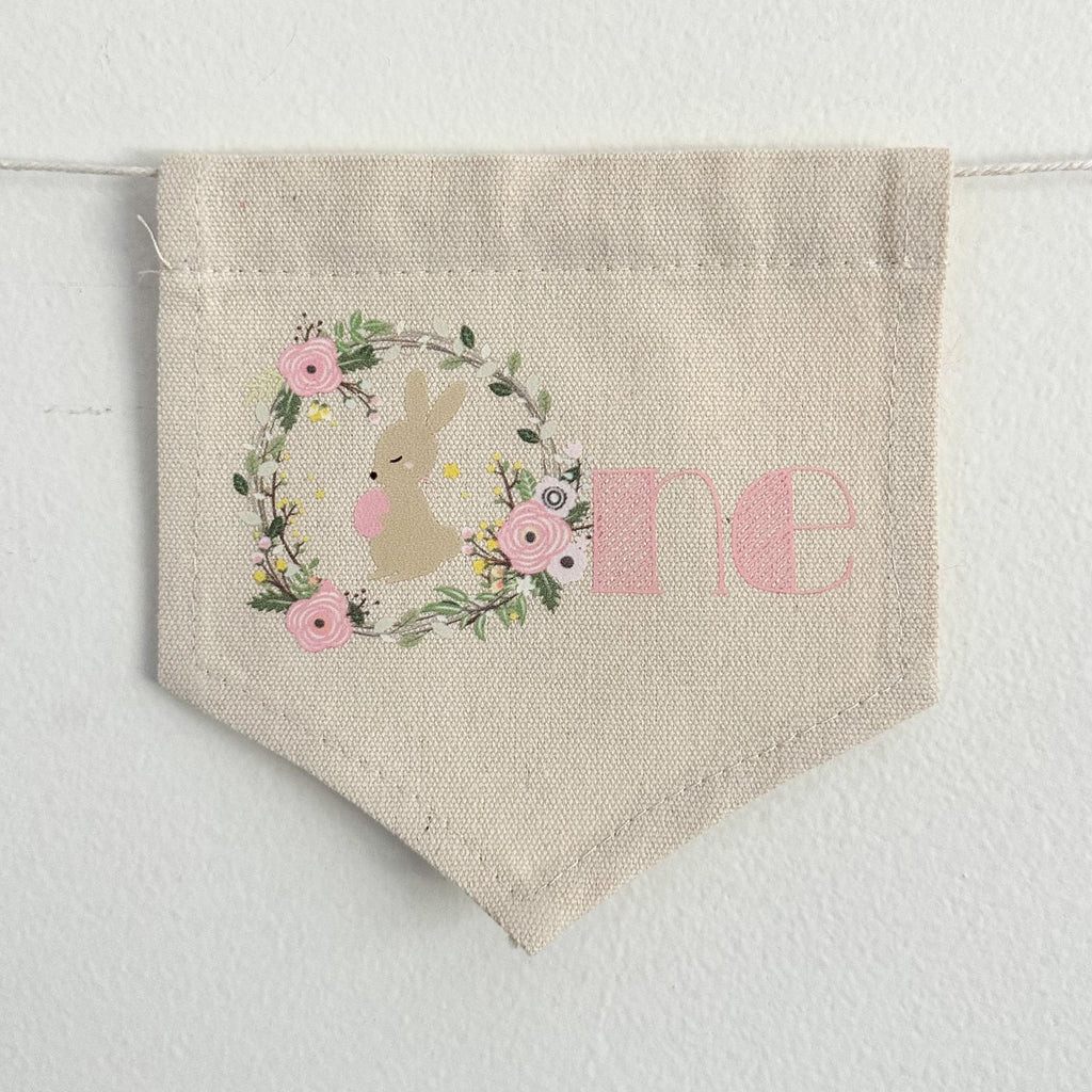 Easter 1st Birthday Party Decorations | Some Bunny is One High Chair Banner | Personalized First Birthday Banner