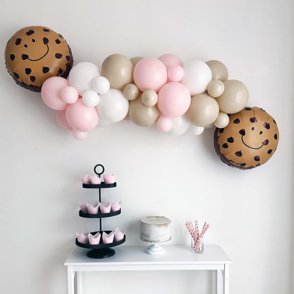 Cookie Party Decor, Pink Neutral Balloon Garland, Baby Girl Party, Baby Shower Balloons, 1st Birthday Decorations, One Sweet Girl