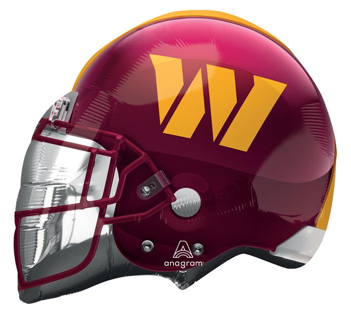 balloon art football helmet Commanders Balloon 21" | Football Party Decor | Sports Balloon