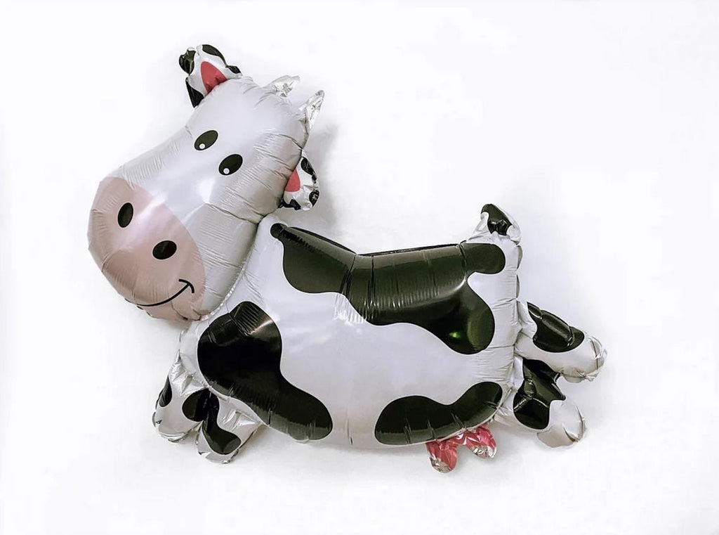 Pink Cow First Birthday | Farm Animal Balloon Tower | Moo First Birthday Balloons