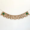 St. Patrick's Day Decorations | Custom Banner | Personalized Party Decorations | Shamrock Banner | Irish Blessings Wedding |