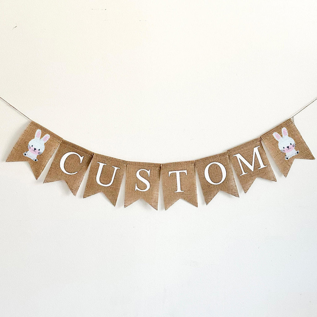 Easter Party Ideas | Some Bunny Is One | Custom Banner | Spring Party Decorations | Easter Birthday | Bunny Birthday Decorations |