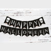 Happy Halloween Banner | Halloween Party Decorations | October Birthday Party | Spooky Season | Skull Banner