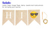 Happy Halloween Banner | Halloween Party Decorations | October Birthday Party | Spooky Season | Skull Banner