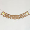 Daisy Party Decorations | Custom Banner | Wildflower Birthday | Boho Party Decorations | Bridal Shower Decor | Boho Birthday | Burlap Banner