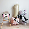Pink Cow First Birthday | Farm Animal Balloon Tower | Moo First Birthday Balloons