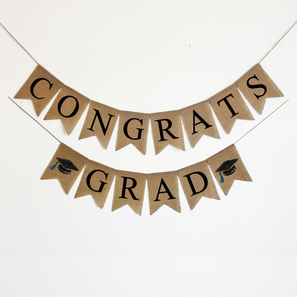Graduation Decorations | Congrats Grad Banner | Graduation Party