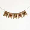 Fall Save the Date Banner | Fall Wedding Announcement | Autumn Bridal Shower