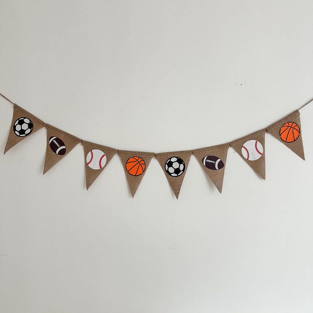 Sports Banner | Birthday Party Decorations | Sports Themed Decor