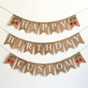 Cherry Party Decorations | Custom Birthday Banner | Fruit Theme Birthday Party | Happy Birthday Banner | She's The Cherry On Top