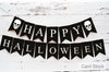 Happy Halloween Banner | Halloween Party Decorations | October Birthday Party | Spooky Season | Skull Banner