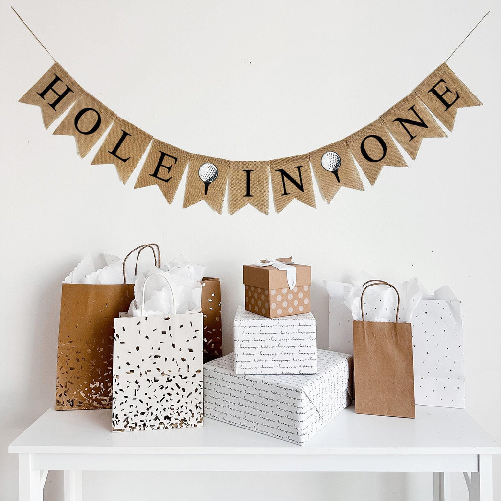 Hole in One Banner | Golf Party Decorations | Baby Boy First Birthday | 1st Birthday Decorations | Sports Theme Party | Golf Partee