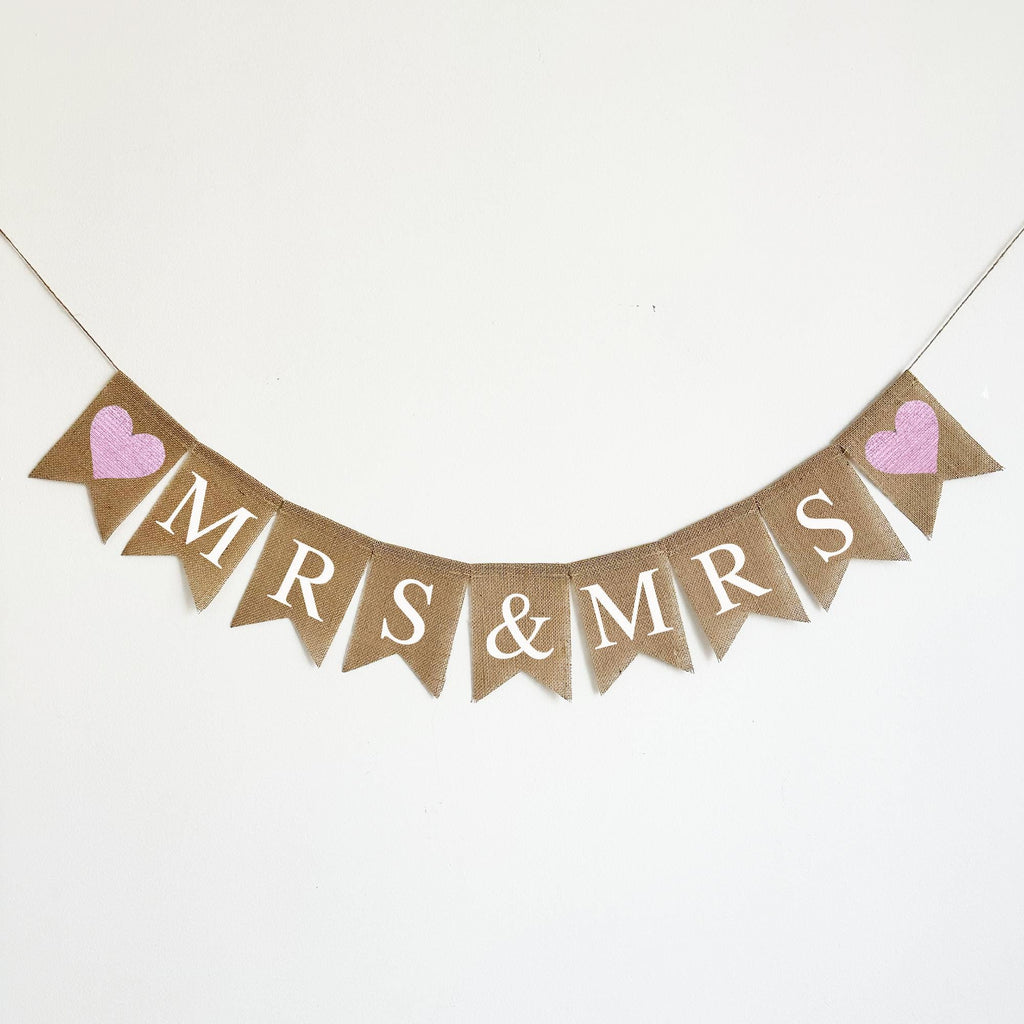 Mrs & Mrs Sign, LGBTQ Wedding, Bridal Shower Themes | Wedding Announcement | Future Mrs | Just Married Sign | Engagement Party Decorations |
