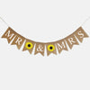 Mr & Mrs Sign, Bridal Shower Banner | Just Married Car Decorations | Anniversary Decorations | Rustic Wedding Decor | Wedding Reception Sign