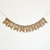 Winter Wonderland Party | Hello Winter Sign | Snowflake Baby Shower Banner | Burlap Banner | Seasonal Decor | Holiday Party Themes |
