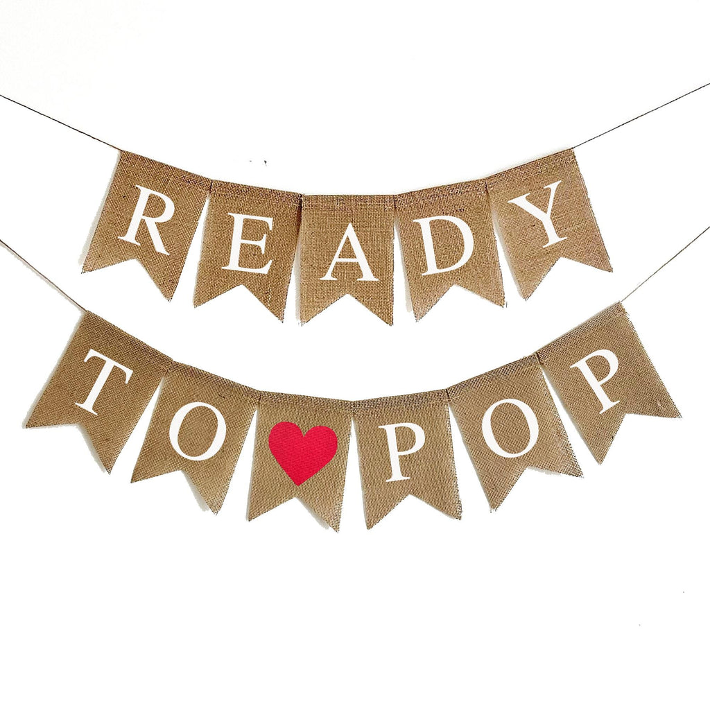 Ready To Pop Baby Shower | Pregnancy Announcement | Baby Shower Party | Gender Reveal Decorations | Gender Neutral
