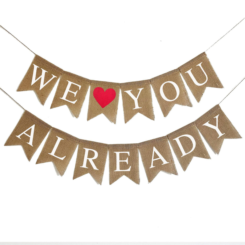 Baby Shower Decorations | Baby Announcement | Gender Reveal | Neutral Gender Reveal Decorations | Mama to Be | We Love You Already Banner