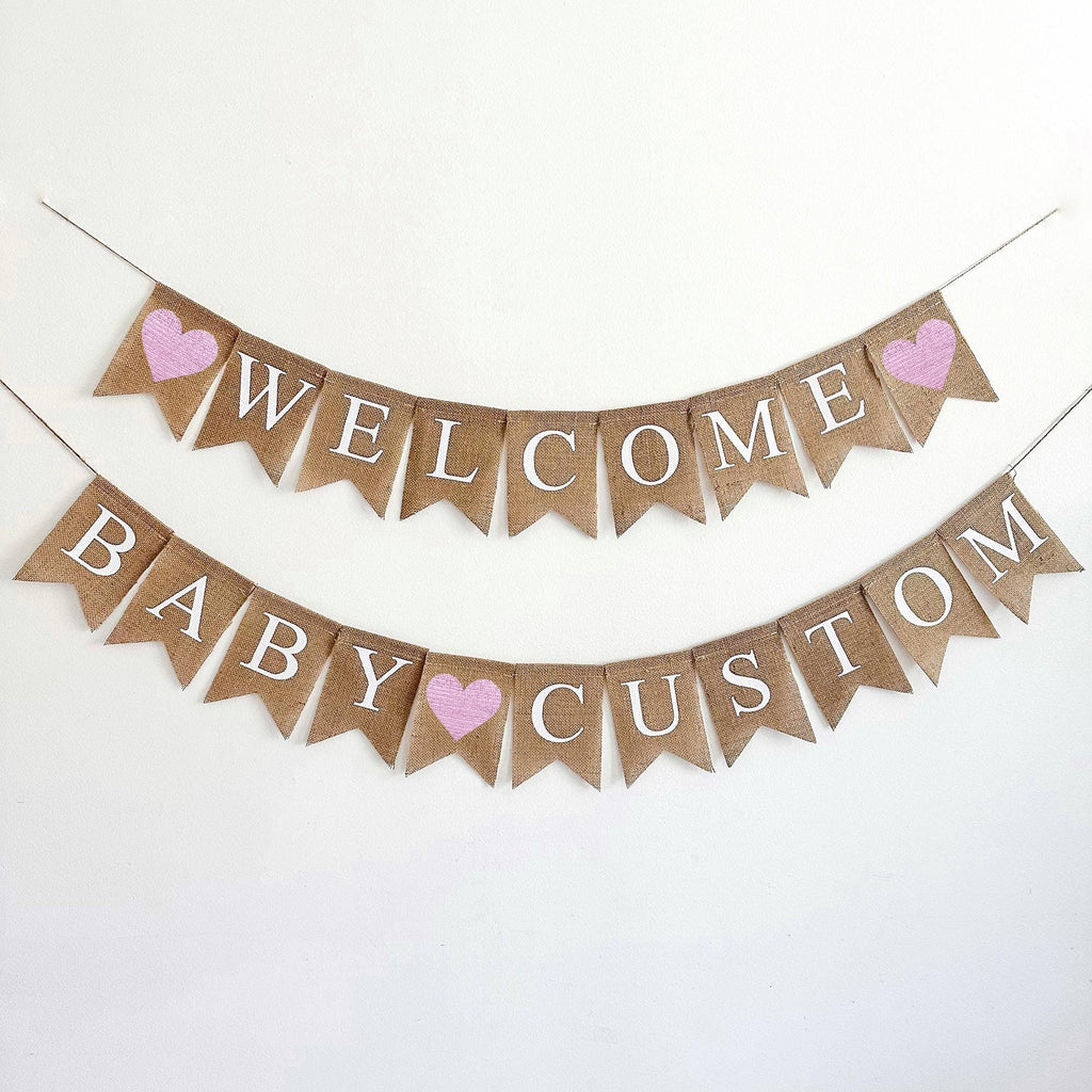 Welcome Baby Girl | Baby Shower Decorations | Gender Reveal Party