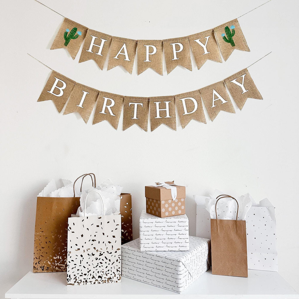 Fiesta Happy Birthday Banner | Cactus Party Decor | Fiesta Theme Party | Summer Birthday Theme | Cactus Banner | Custom Banner