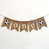 Soccer One Banner | Sports First Birthday Party Decor