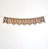 Soccer Goal Burlap Banner | Soccer Birthday or Watch Party Decorations