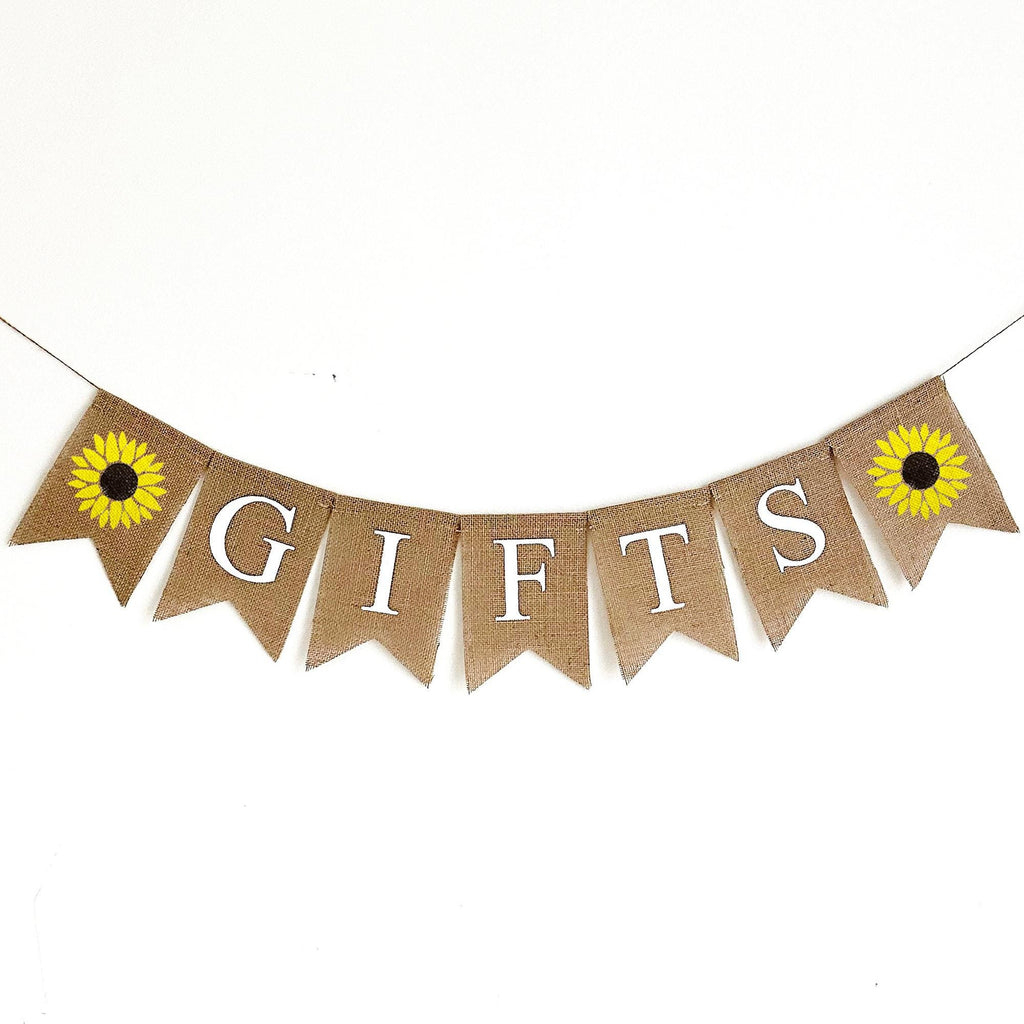 Gift Table Signage | Sunflower Party Theme | Sunflower Wedding Decorations | Birthday Party Decor | Bridal Shower Themes | Boho Baby Shower