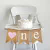First Birthday Party Decorations | Girl 1st Birthday Decor | High Chair Banner | Cake Smash Decorations | One Birthday Banner