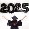 Class of 2024 Black Balloons | Graduation Decorations