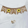 Save the Date Banner | Sunflower Wedding Theme | Sunflower Bridal Shower | Engagement Banner | Bridal Shower Themes | Wedding Date Sign