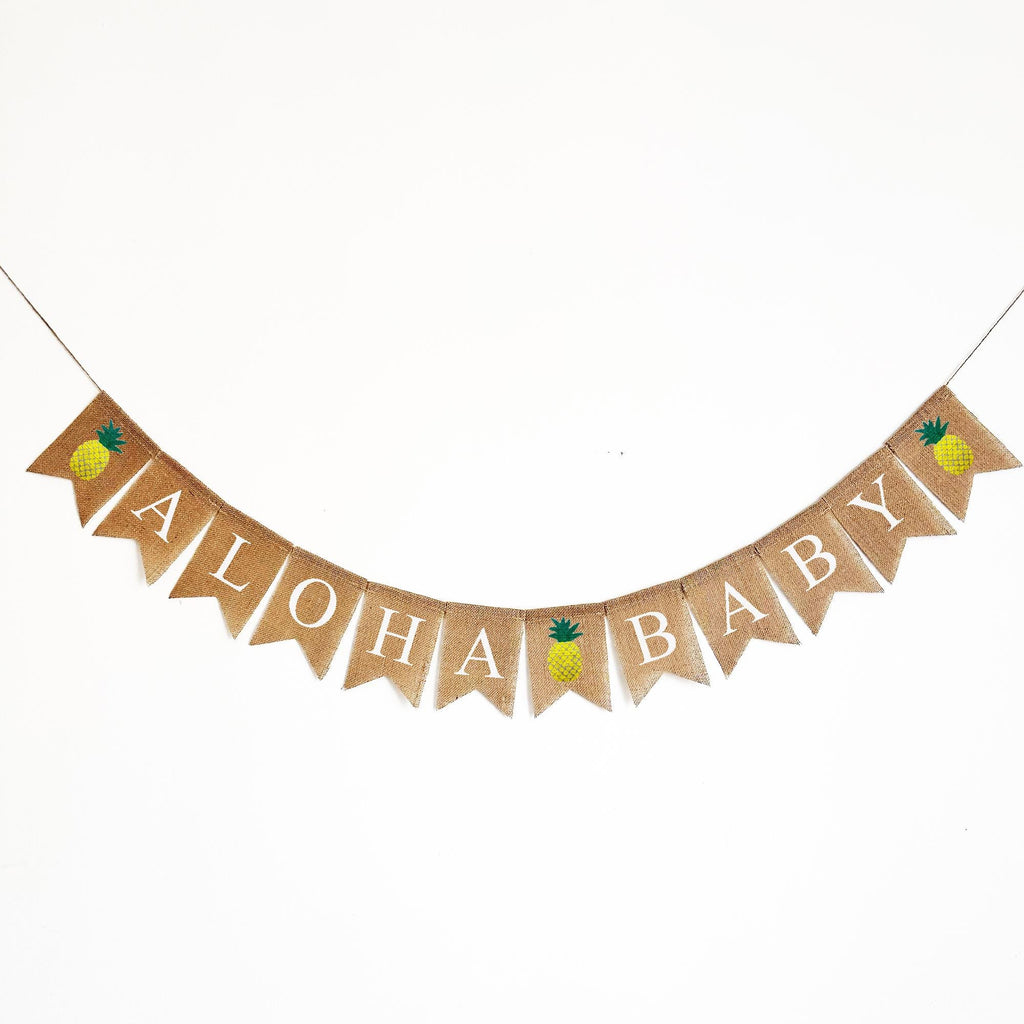 Hawaiian Party Decorations | Tropical Baby Shower | Aloha Party Ideas | Pineapple Baby Shower | Gender Reveal | Mama To Be |