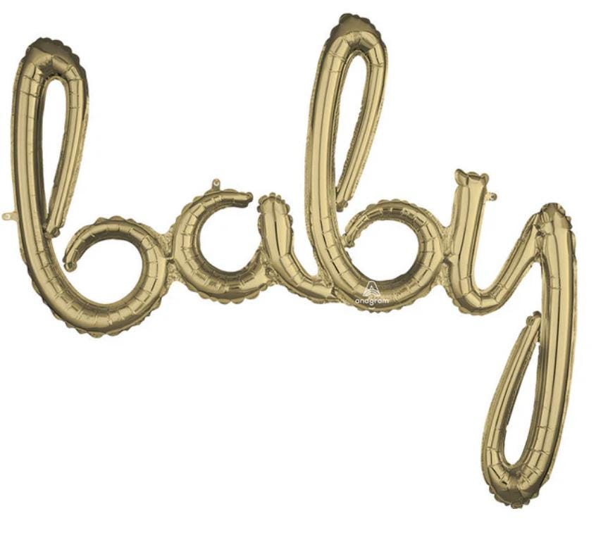 Baby Shower Balloon Centerpieces | White and Gold Baby Shower | Gender Neutral | Gold Baby Shower Decorations |