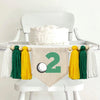 Golf Birthday, Second Birthday, High Chair Banner, Cake Smash, Photo Prop, Party Decorations for Boys, 2nd Birthday Party Themes