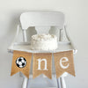 Soccer 1st Birthday Party | High Chair Banner | 1st Birthday Boy | Soccer Party | One Banner | Cake Smash | Sports Theme