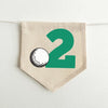 Golf Birthday, Second Birthday, High Chair Banner, Cake Smash, Photo Prop, Party Decorations for Boys, 2nd Birthday Party Themes