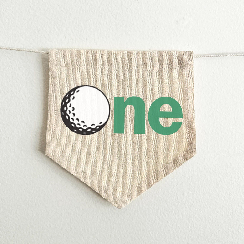 Golf Birthday, 1st Birthday, Hole in One First Birthday, High Chair Banner, Cake Smash, Photo Prop, Sports Party Decorations