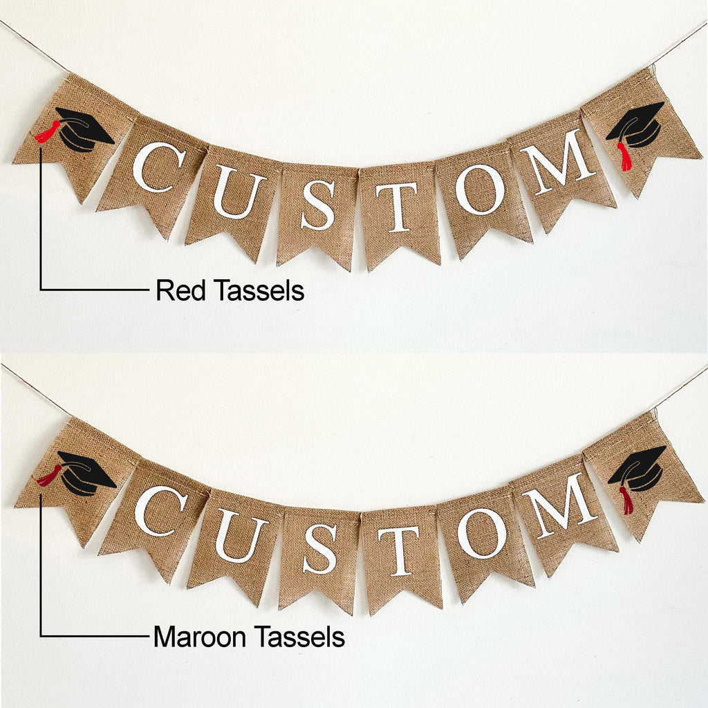 Custom Graduation Banner | Personalized Congrats Grad Sign | Graduation Party Decorations | Class of 2026 | College Bound
