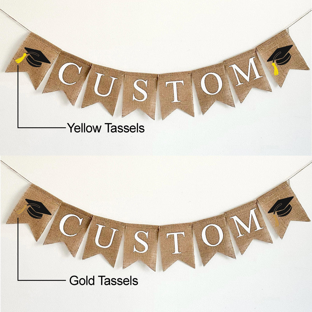 Custom Graduation Banner | Personalized Congrats Grad Sign | Graduation Party Decorations | Class of 2026 | College Bound