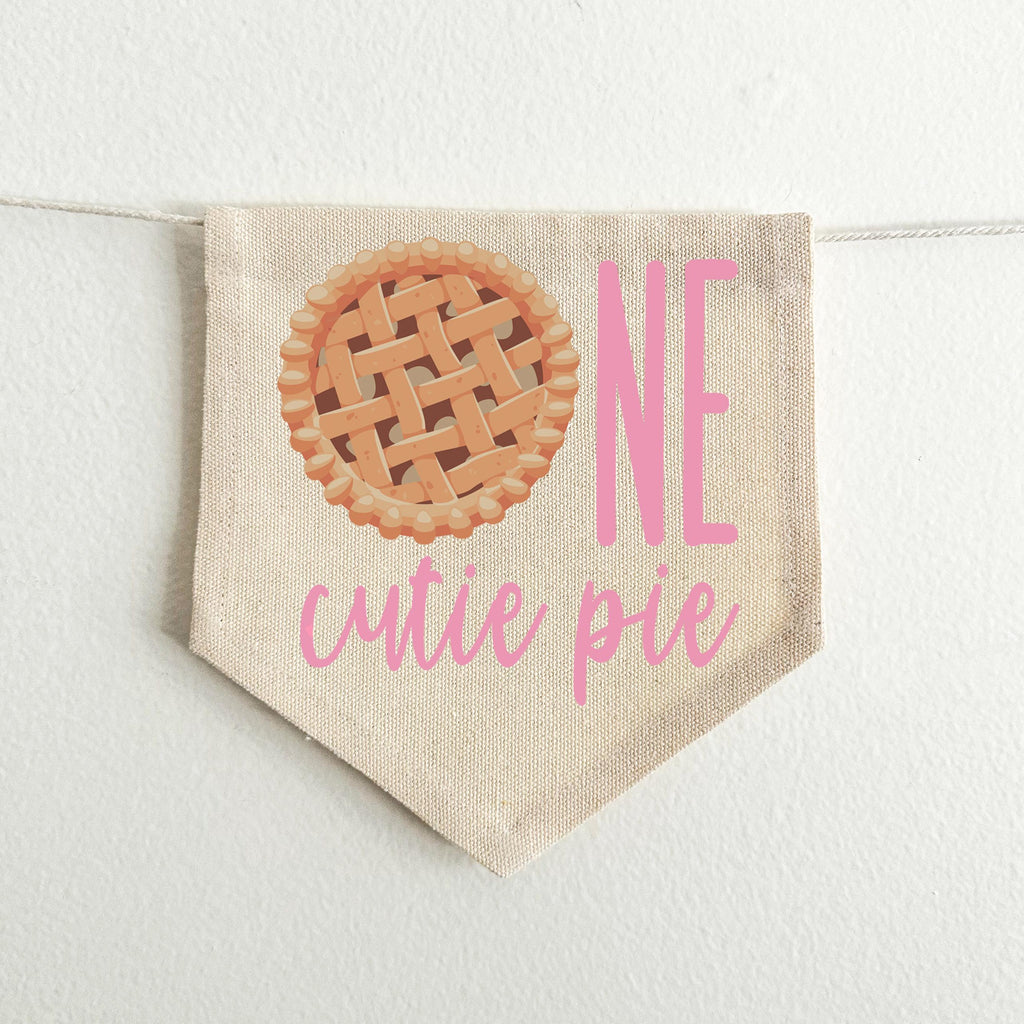 Pie 1st Birthday Party Decorations, One Cutie Pie First Birthday, Sweet as Pie High Chair Banner