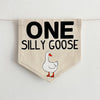 Silly Goose Banner, First Birthday Decorations, High Chair Banner, One Silly Goose Birthday, Cake Smash Decorations, One Banner