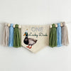 One Lucky Duck, First Birthday Decorations, High Chair Banner, Duck Birthday, One Banner, Party Decorations for Boys, Tassel Garland
