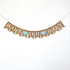 Baby Boy Shower Decorations | Gender Reveal Decorations | Baby Shower Backdrop | Gender Reveal Banner | Boy Nursery Decor