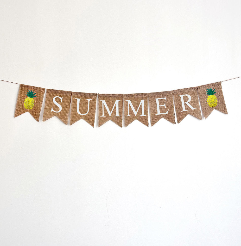 Watermelon Party Decorations| Summer Banner | Watermelon Birthday| Pool Party Decorations | Summer Garland| Backdrop Banner | Burlap Garland