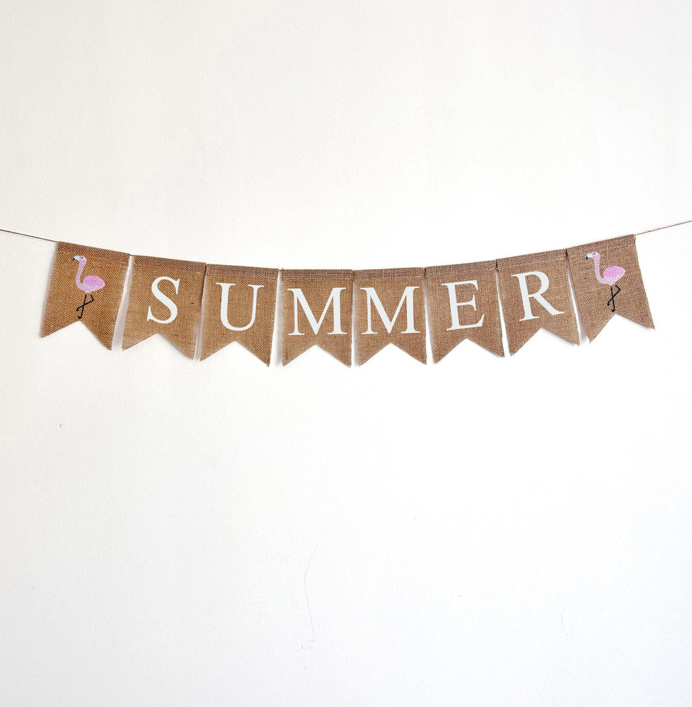 Summer Banner | Sunshine Birthday | Summer Party | Sunshine Decorations | Pool Party Decorations | Backdrop Banner | Burlap Garland
