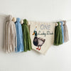 One Lucky Duck, First Birthday Decorations, High Chair Banner, Duck Birthday, One Banner, Party Decorations for Boys, Tassel Garland