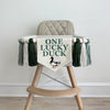 One Lucky Duck, First Birthday Decorations, High Chair Banner, Duck Birthday, One Banner, Party Decorations for Boys, Tassel Garland