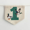 Duck Birthday, First Birthday Decorations, One Lucky Duck, High Chair Banner, One Banner, Party Decorations for Boys, Tassel Garland