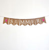 Pineapple Party Decorations | Summer Banner | Pineapple Birthday | Tropical Party Decorations | Summer Garland | Burlap Banner